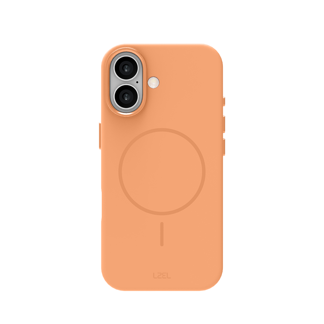 LZEL Magnexin Silicone Case for iPhone 17 | Papaya Orange LZEL Magnexin Silicone Case for iPhone 17 | Papaya Orange